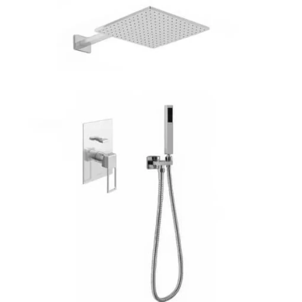 Душова система Kohlman NEXEN 25 CHROME + BOX прихований монтаж (QW210UQ25)- Фото 1