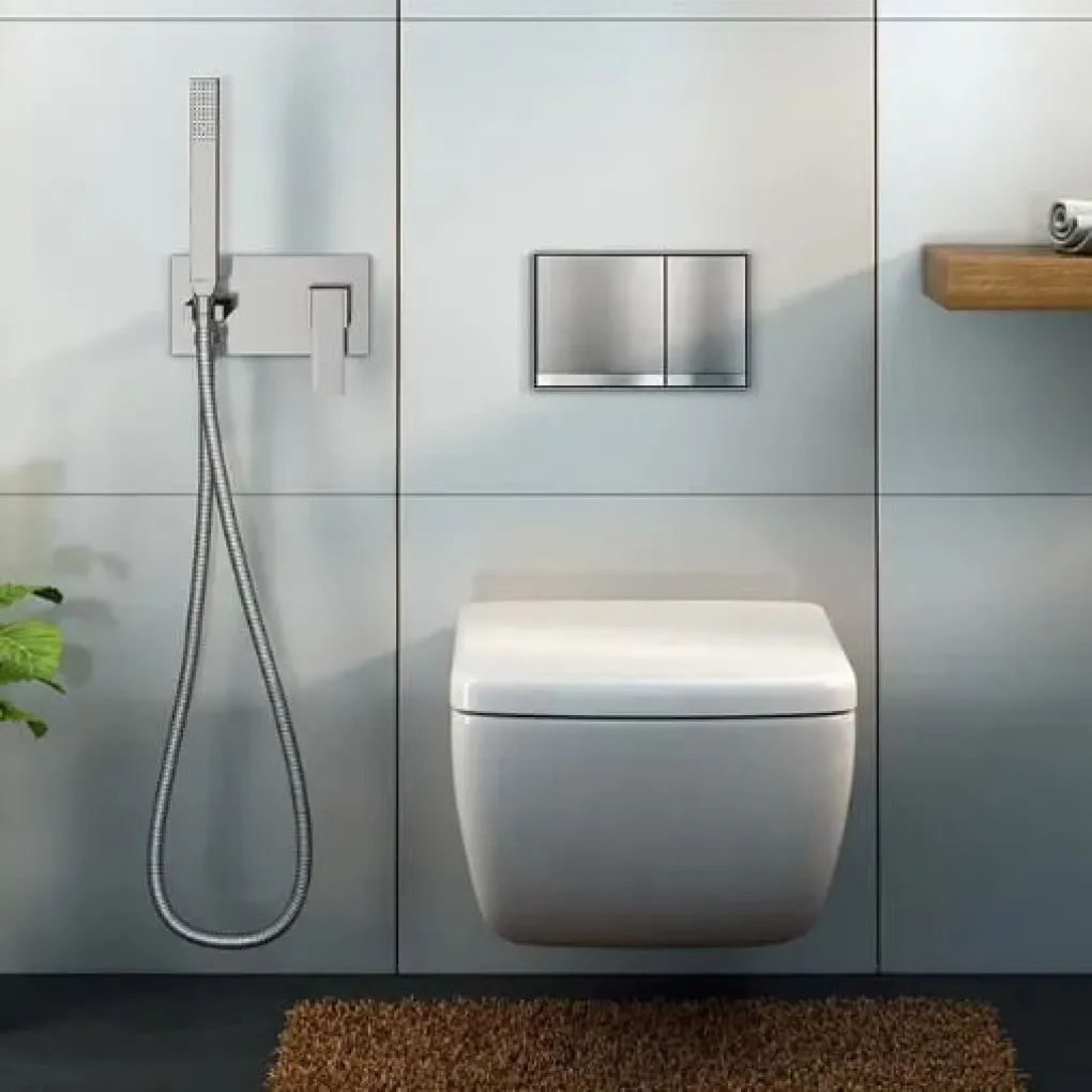 Набір гігієнічного душу Kohlman Excelent хром (QW138H) - Фото 3