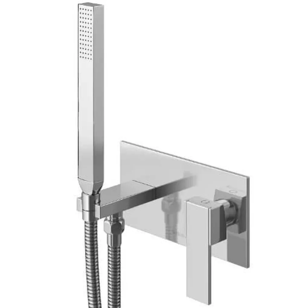 Набір гігієнічного душу Kohlman Excelent хром (QW138H) - Фото 1