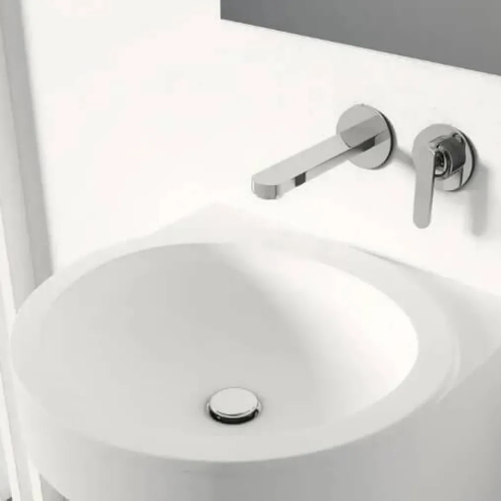 Змішувач для раковини Kohlman Boxine хром + BOX прихованого монтажу (QW180B)- Фото 2
