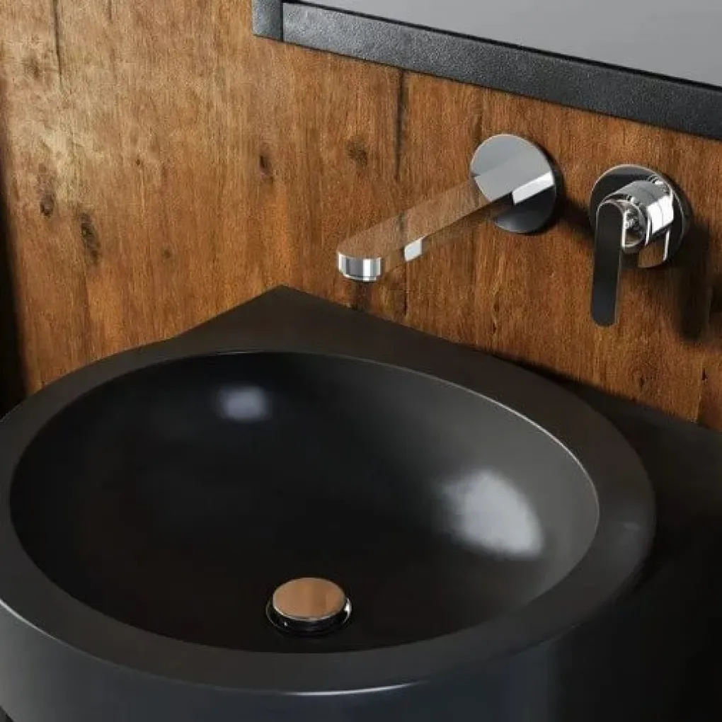 Змішувач для раковини Kohlman Boxine хром + BOX прихованого монтажу (QW180B)- Фото 3