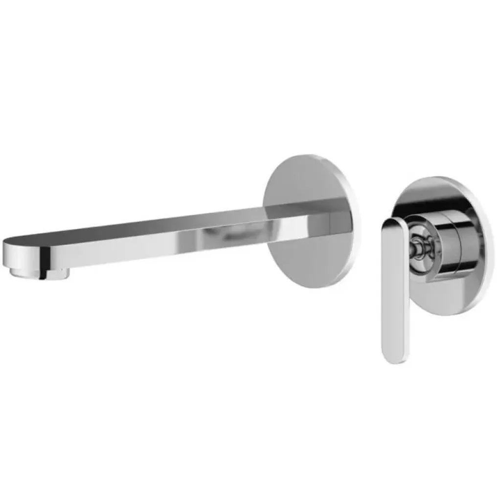Змішувач для раковини Kohlman Boxine хром + BOX прихованого монтажу (QW180B)- Фото 1