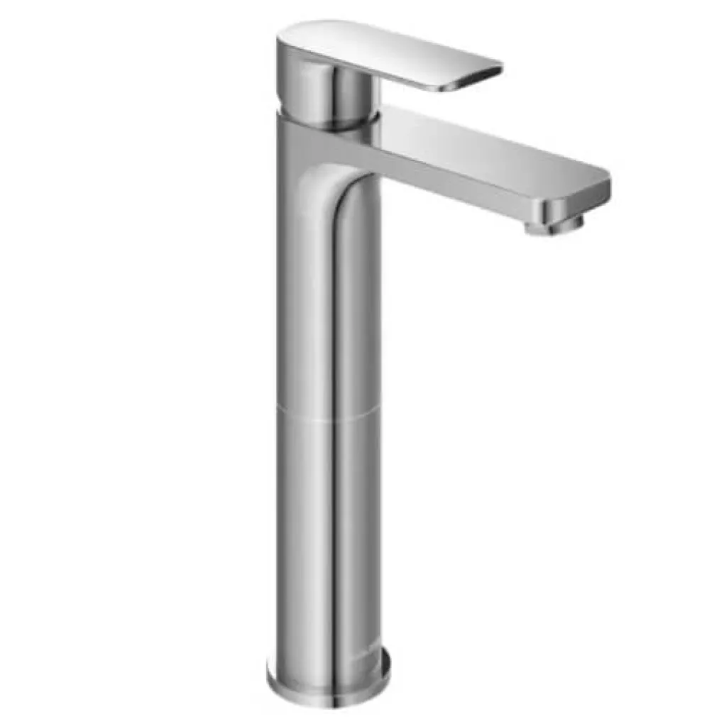 Смеситель для раковины Kohlman Texen хром высокий (QB170T)- Фото 4