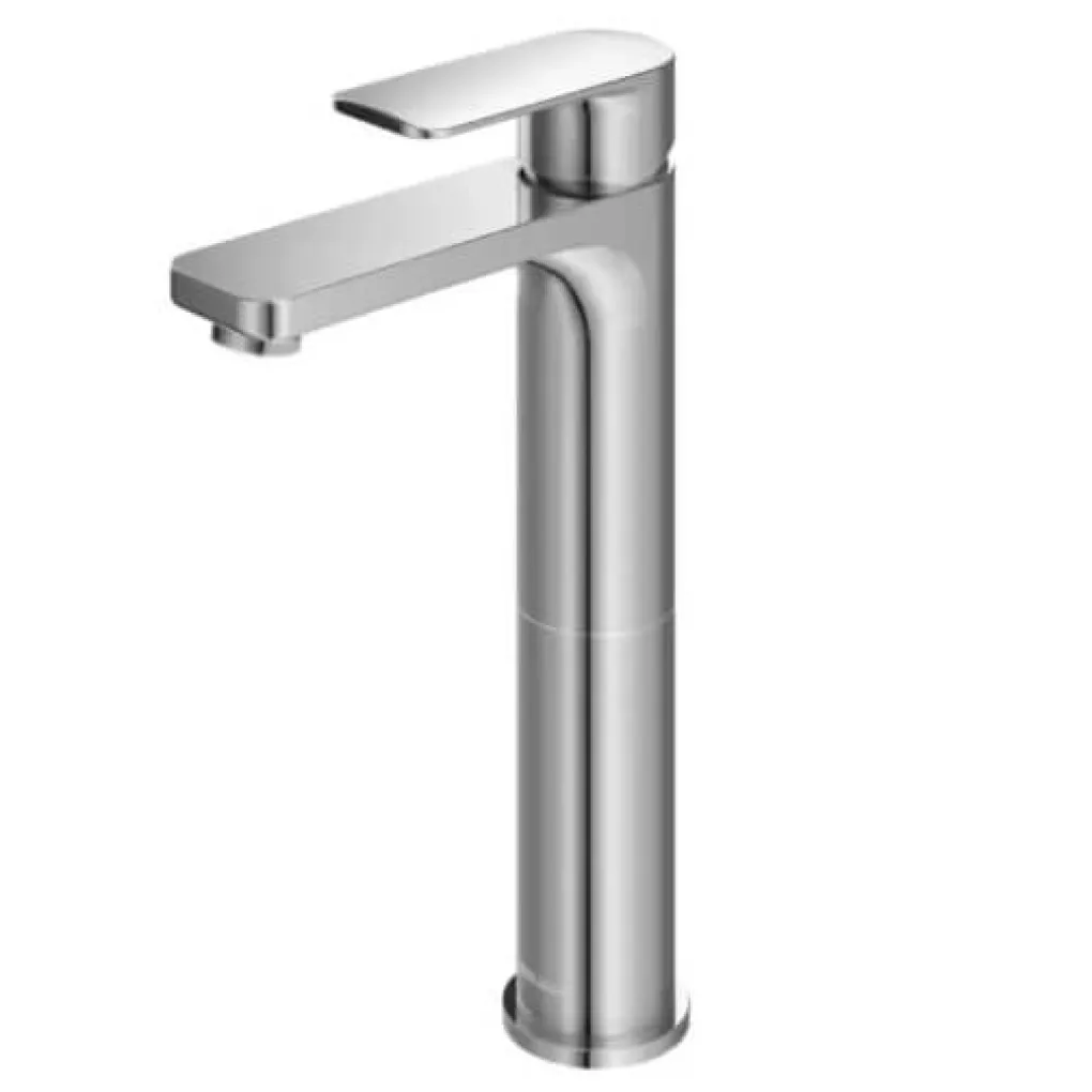 Смеситель для раковины Kohlman Texen хром высокий (QB170T)- Фото 1