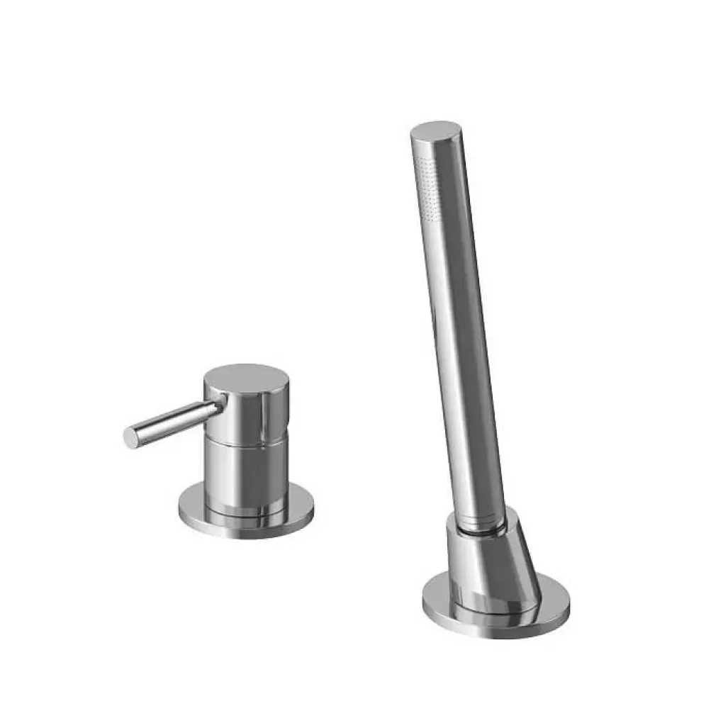 Змішувач на борт ванни Kohlman Roxin Chrome QB241R- Фото 4