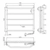 Электрический полотенцесушитель Kosser Трапеция 500x700/5 ЕR- Фото 2