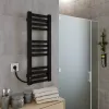 Электрический полотенцесушитель Kosser Лестница Герда 1200х300/18 EL таймер черный (ДГ10EL)- Фото 4