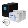 Комплект резервного питания Kraft PSW1000VA/800W(LCD)24V UPS + гелевая батарея 1905 Вт- Фото 1