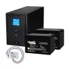 Комплект резервного живлення Kraft PSW2000VA/1600W(LCD)24V UPS + батарея 2540 Вт- Фото 1