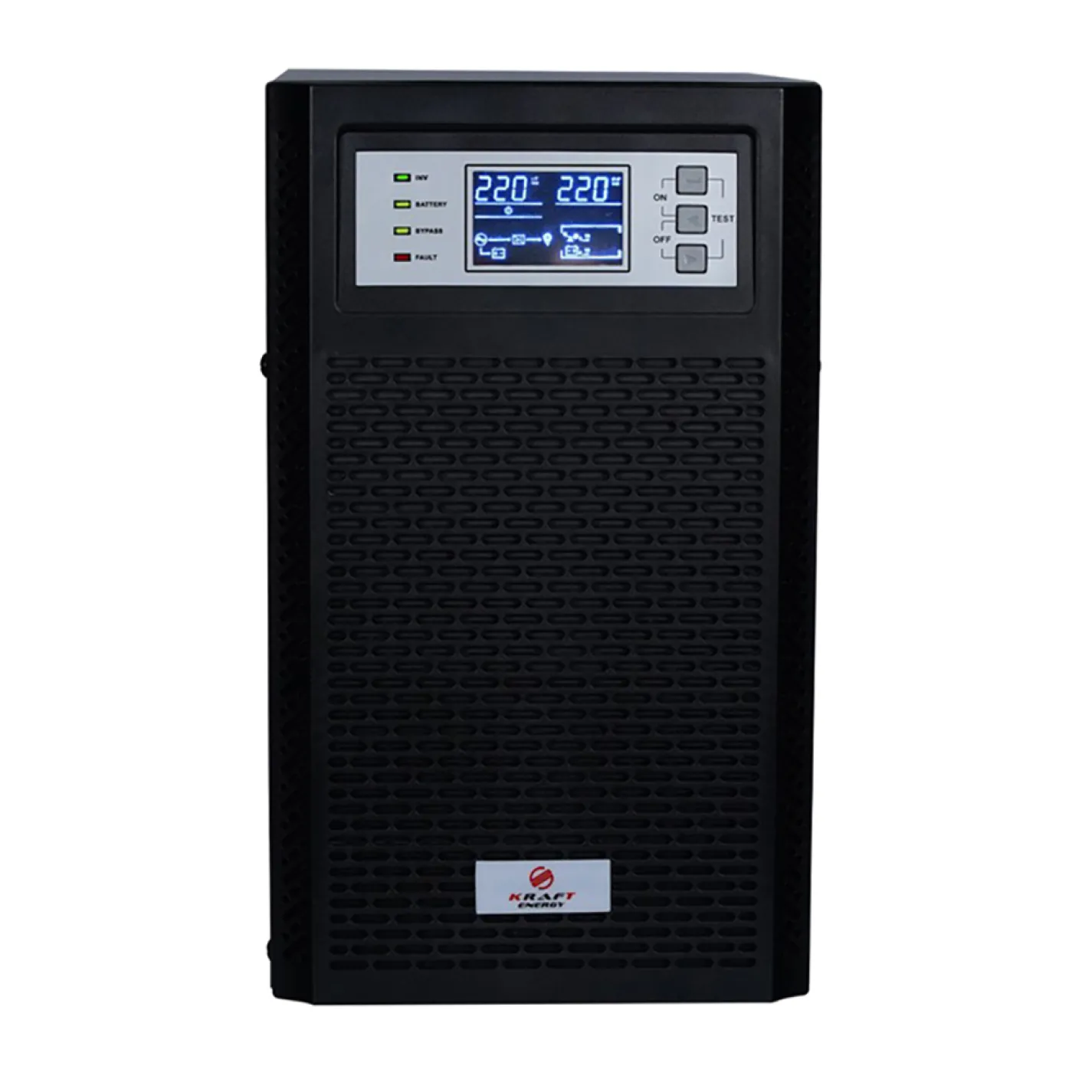 Источник бесперебойного питания Kraft KRF-T3000VA/2400W(LCD) Pro Online UPS - Фото 1