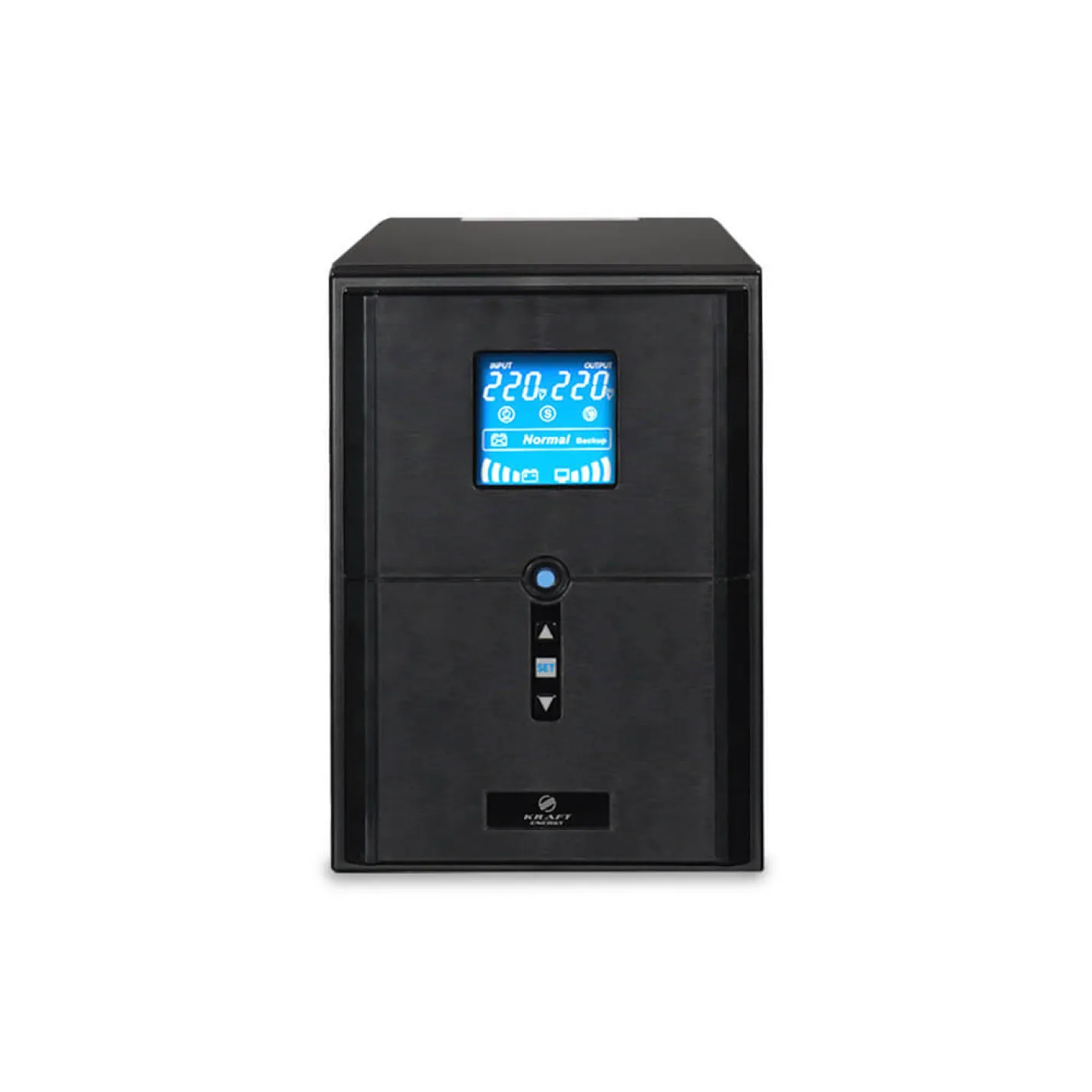 Комплект резервного питания Kraft PSW2000VA/1600W(LCD)24V UPS + батарея 2540 Вт - Фото 1