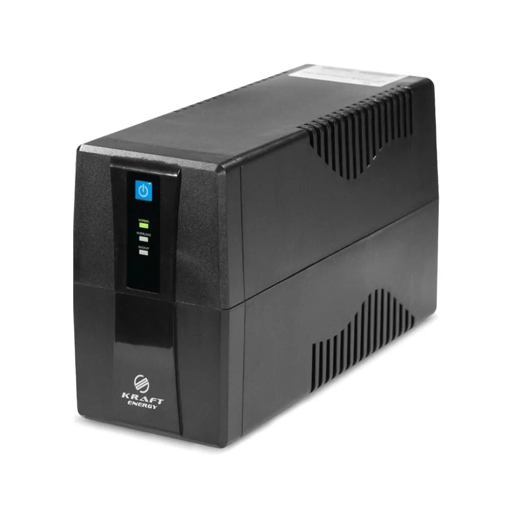 Источник бесперебойного питания Kraft KRF-650VA/390W(LED)LiFePO4 UPS- Фото 1