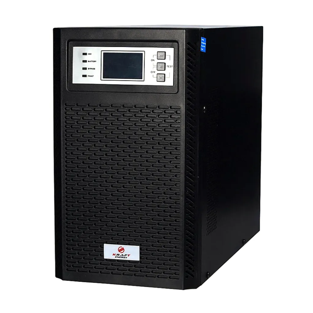 Источник бесперебойного питания Kraft KRF-T3000VA/2400W(LCD) Pro Online UPS- Фото 3