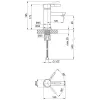 Смеситель для раковины Kroner KRP Edelstahl Klassisch - SCH010- Фото 4