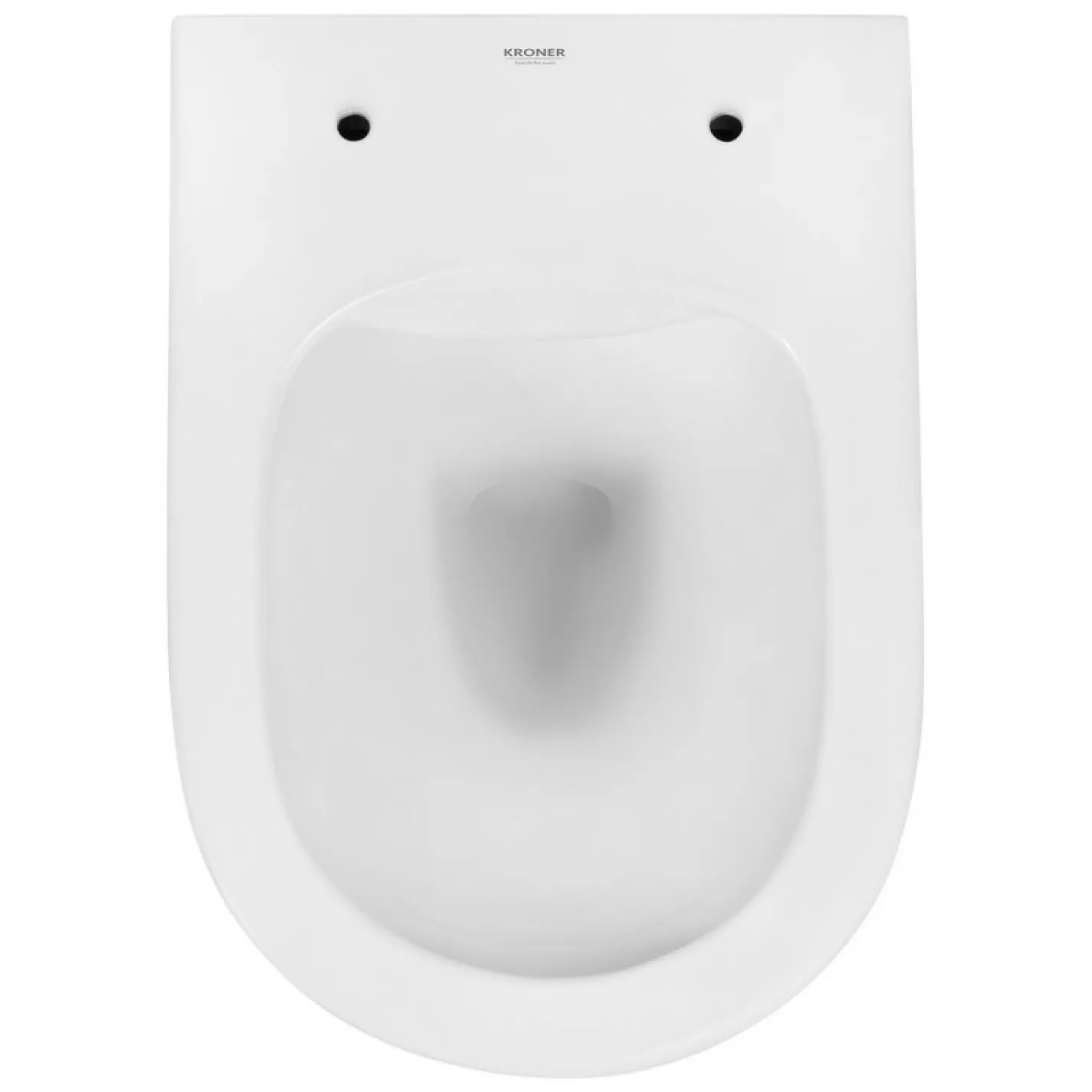 Унітаз підвісний Kroner Harz WHI523632 Rimless з сидінням (KH523632WHIR) - Фото 1
