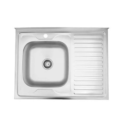 Кухонна мийка накладна Kroner KRP Satin-6080L