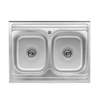 Кухонна мийка накладна Kroner KRP Satin-6080Z