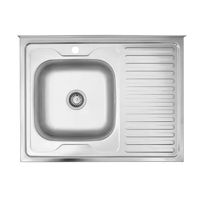 Кухонна мийка накладна Kroner KRP Dekor - 6080L