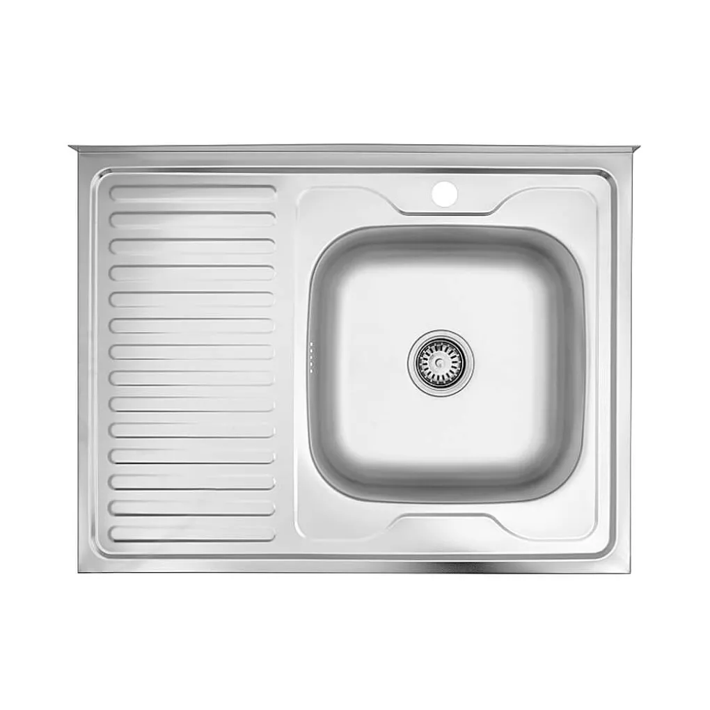 Кухонна мийка накладна Kroner KRP Dekor-6080R- Фото 1