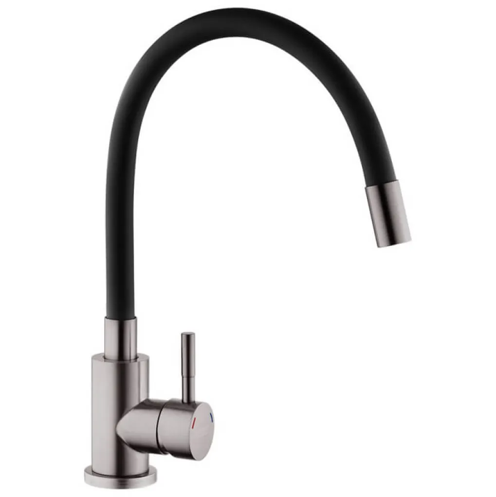 Смеситель для кухни Kroner KRP Edelstahl Klassisch - PVD035BLK- Фото 1