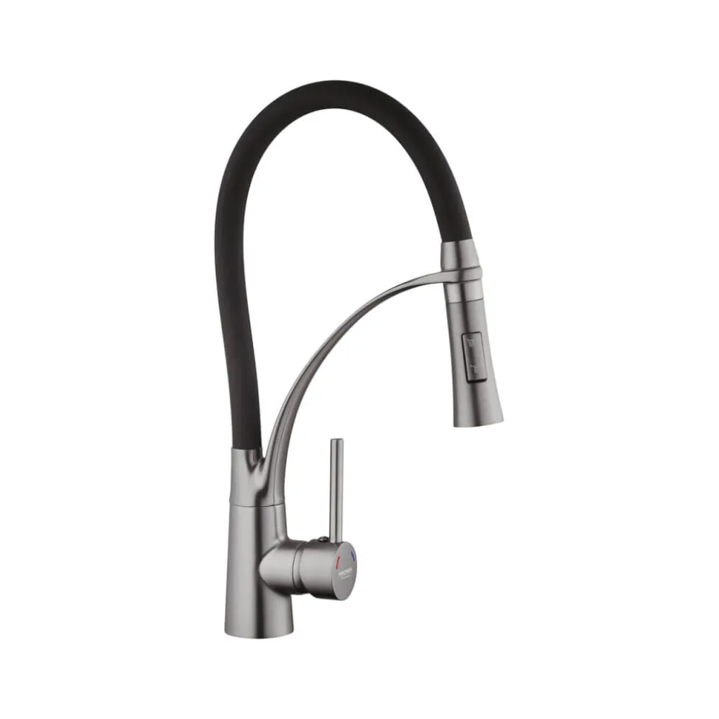 Смеситель для кухни Kroner KRP Ersel - GRP03393BLK- Фото 1
