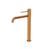 Змішувач для умивальника Lavita Orion високий, brushed copper (5900378357360)- Фото 1