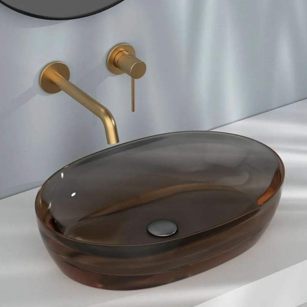 Змішувач для умивальника Lavita Orion прихованого монтажу, brushed gold (5900378341475)- Фото 3