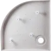 Душова кабіна Lidz Latwa SC80x80.SAT.LOW.FR, скло Frost 4 мм + піддон QT ROBIN (308812C2SET)- Фото 4