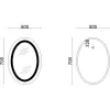 Зеркало Lidz Vida 700х500 (LD78LF5070)- Фото 4