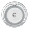 Кухонна мийка Lidz 510-D 0,8 мм сатин (LIDZ510DSAT)- Фото 1