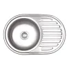 Кухонна мийка Lidz 7750 0,6 мм сталь (LIDZ7750DEC06)- Фото 1