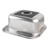 Мийка для кухні Lidz 4749 0,8 мм Micro Decor, сталь (LIDZ4749MICDEC)- Фото 3