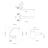 Набор смесителей Lidz Tani (LDTAN001F1CRM449574587)- Фото 4