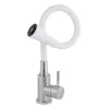 Смеситель для кухни Lidz Aria 015F31 White/Nickel (LDARI015F31WNK36981)- Фото 3