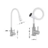 Смеситель для кухни Lidz Aria 015F31 White/Nickel (LDARI015F31WNK36981)- Фото 4