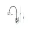 Смеситель для кухни Lidz Aria 015F41 Nickel (LDARI015F41NKS45306)- Фото 4