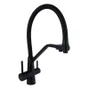 Змішувач для кухні Lidz Aria 020F3 Black Matt (LDARI020F3BLA39212)- Фото 1