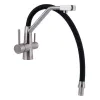 Смеситель для кухни Lidz Aria 020F3 Black/Nickel (LDARI020F3BNK37647)- Фото 3