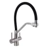 Смеситель для кухни Lidz Aria 020F3 Black/Nickel (LDARI020F3BNK37647)- Фото 1