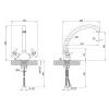 Смеситель для кухни Lidz Lamb 273F Chrome (LDLAM273FCRM21890)- Фото 4