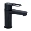 Смеситель для раковины Lidz Latwa 001 Black (LDLAT001BLA45418)- Фото 1