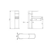 Смеситель для раковины Lidz Luna 001F Nicke (LDLUN001FNKS46094)- Фото 4