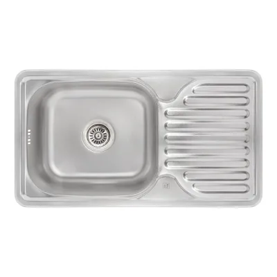 Кухонна мийка Lidz 7642 0,8 мм сталь (LIDZ764208MICDEC)