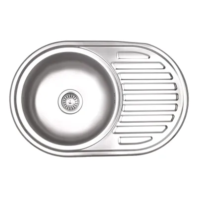 Кухонна мийка Lidz 7750 0,6 мм сталь (LIDZ7750DEC06)