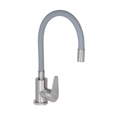 Змішувач для кухні Lidz Vida 015F3 Grey (LDVID015F3GRE43356)