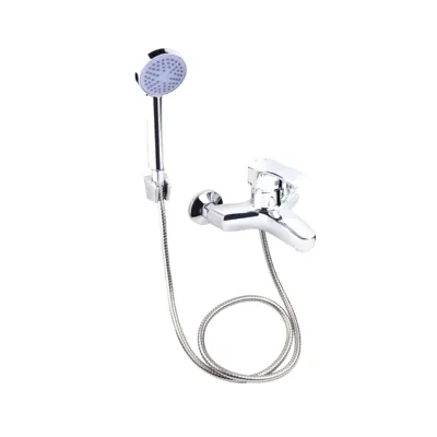Змішувач для ванни Lidz 41 86 006-1 з душовим гарнітуром хром (LD41860061CRM35121)