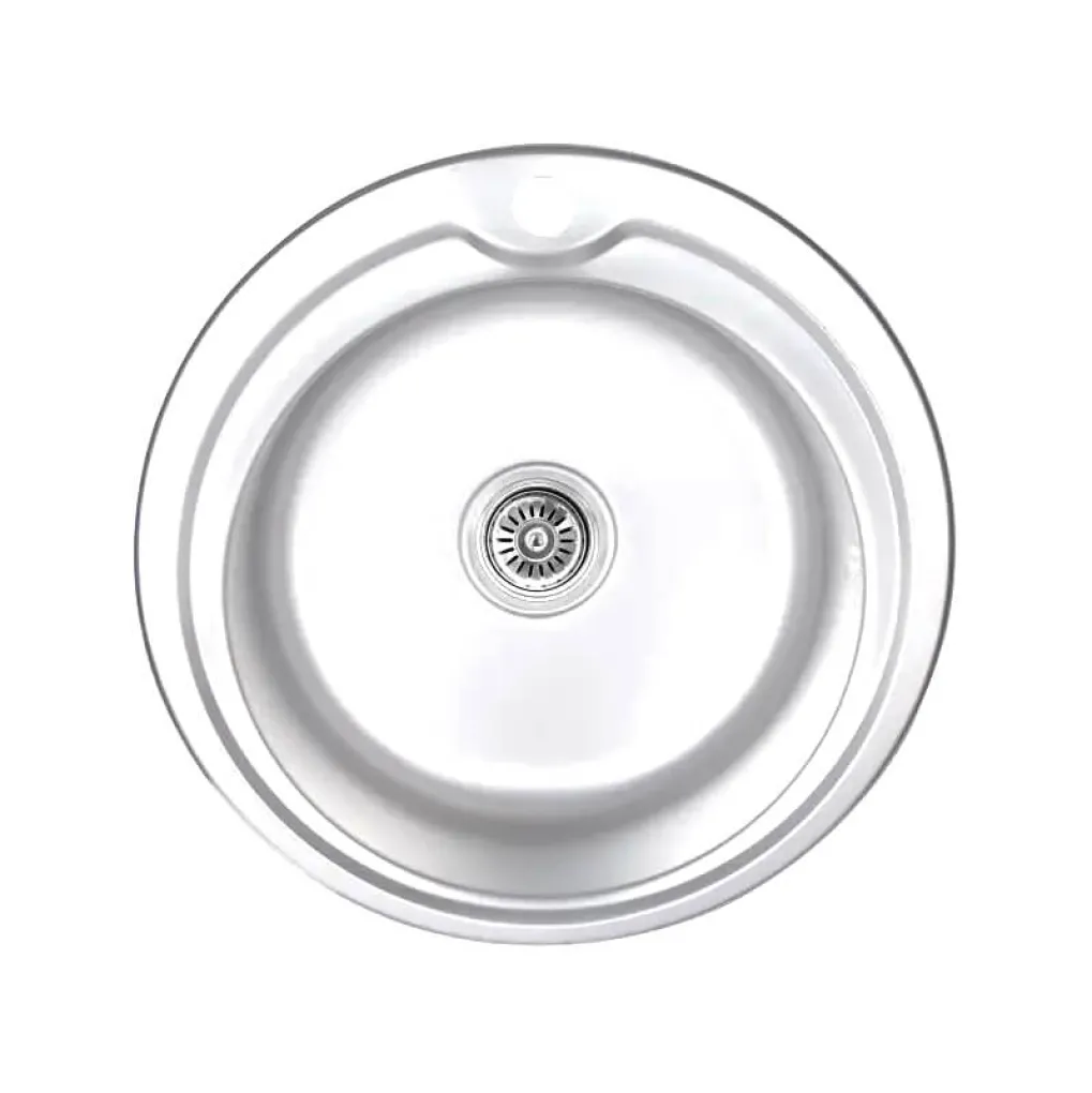 Кухонна мийка Lidz 510-D 0,6 мм Micro Decor (LIDZ510D06MD160)- Фото 1