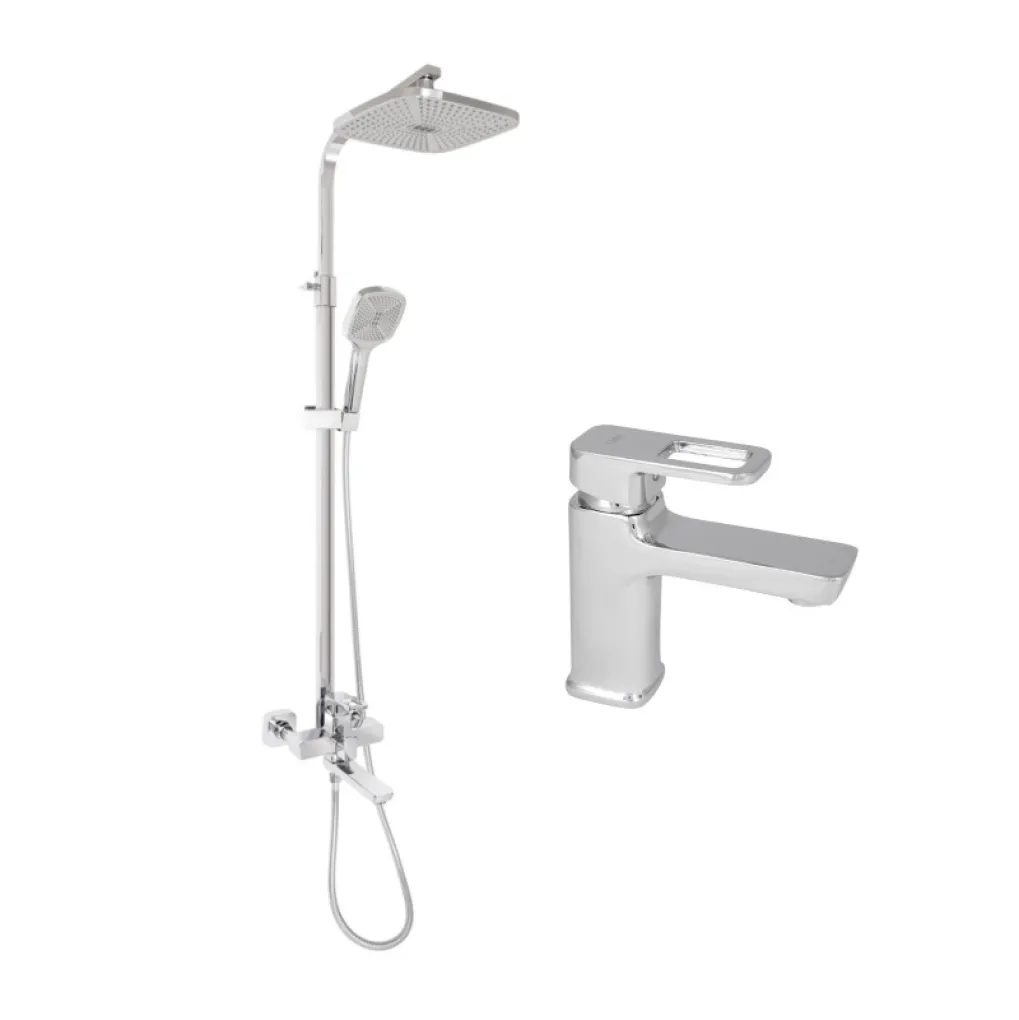 Набор смесителей Lidz Wawel 001 + Wawel 1030 хром (LDWAW001CRM4538746364)- Фото 1