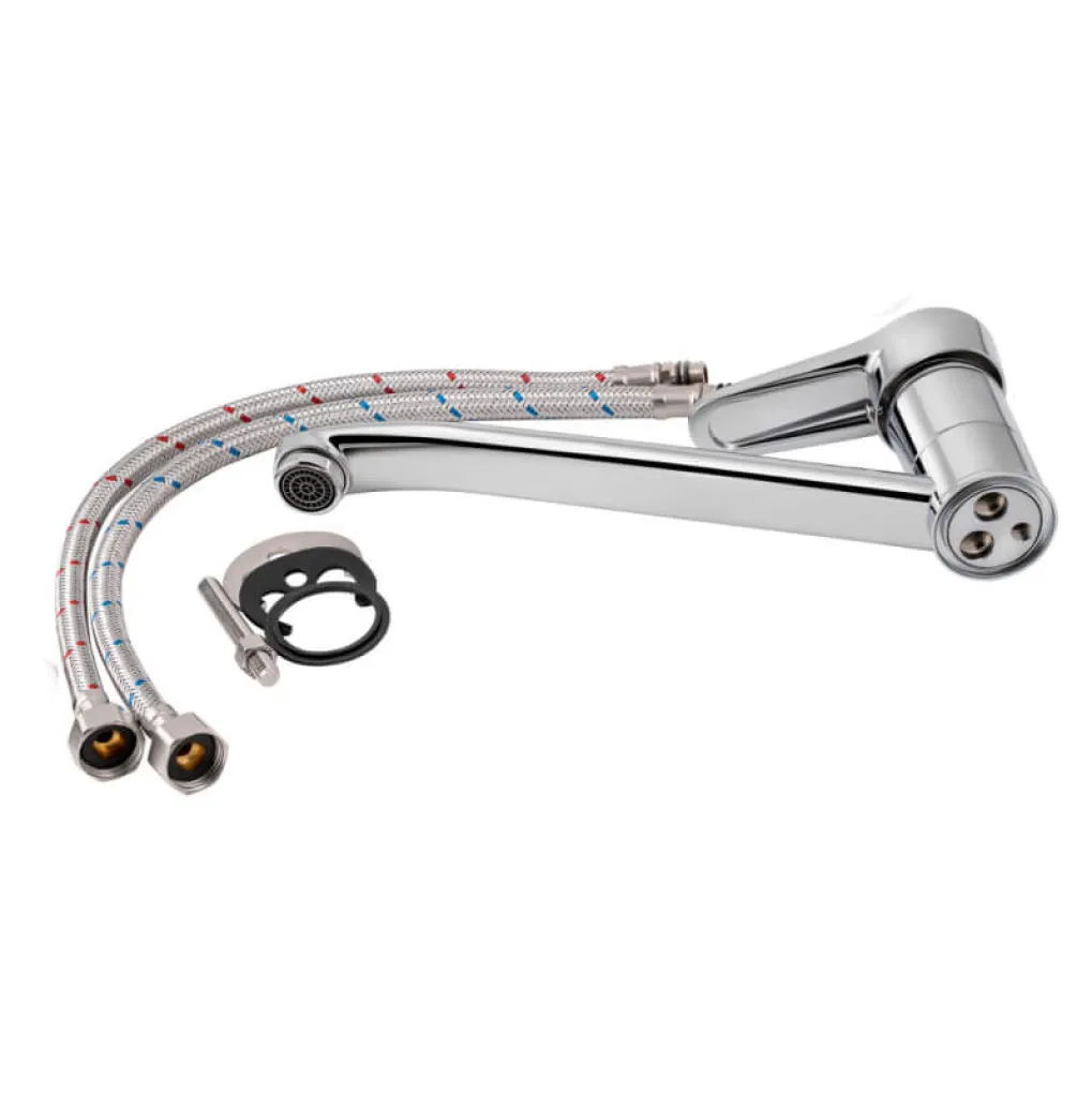 Смеситель для кухни Lidz Nicole 002 Chrome (LDNIC002CRM21878)- Фото 2