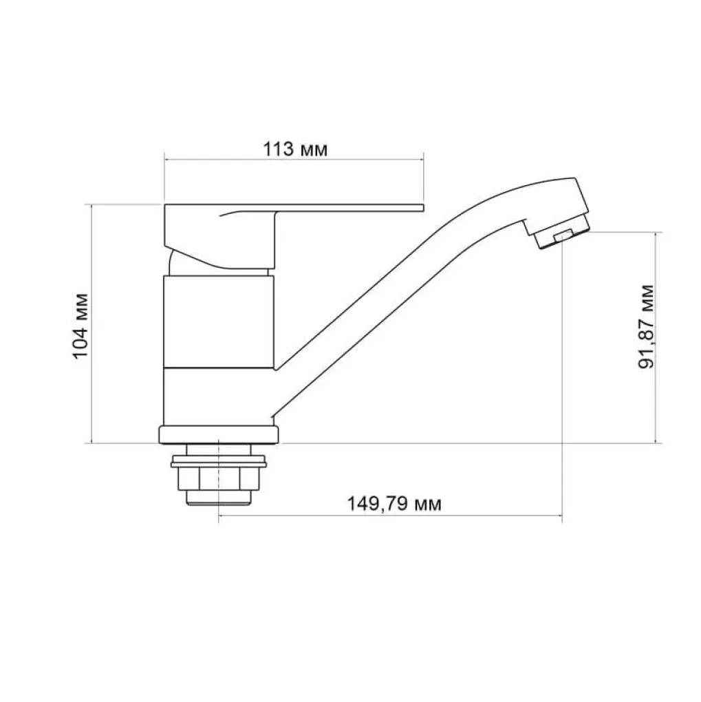 Змішувач для кухні Lidz Tani 003M Chrome (LDTAN003MCRM44969 )- Фото 4